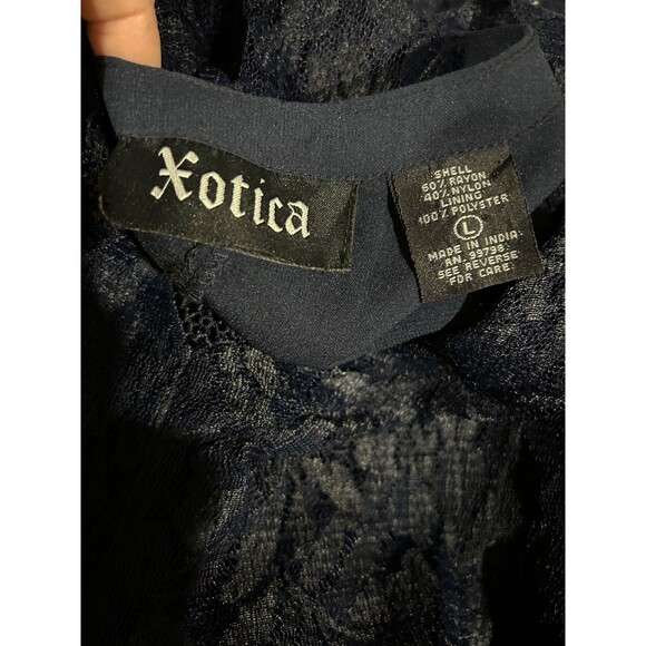 Xotica Vintage Women’s Vintage Witchy Whimsigoth Lace Layered Maxi Dress size L - Picture 8 of 9